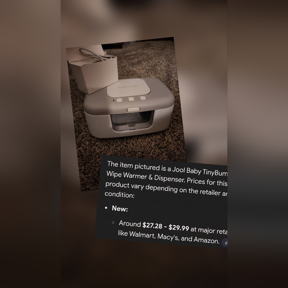 Gray Wipe Warmer & Dispenser